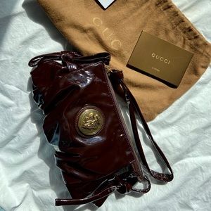 ‼️SOLD‼️Gucci Hysteria SMALL Patent Leather Clutch